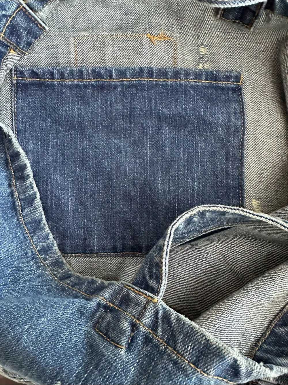 AMERICAN EAGLE DENIM TOTE BAG